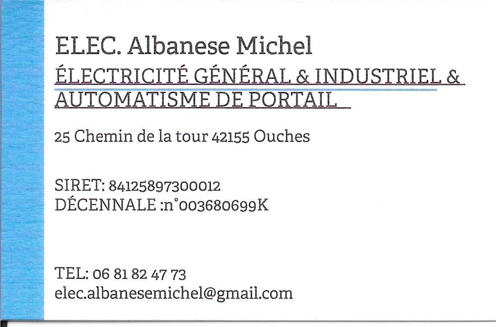 ELECTRICITÉ GÉNÉRALE ... Michel ALBANESE